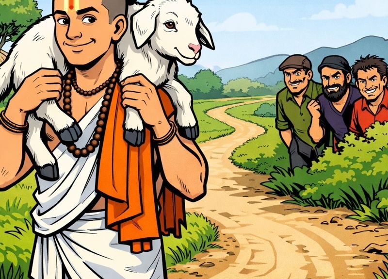 brahmin and the goat